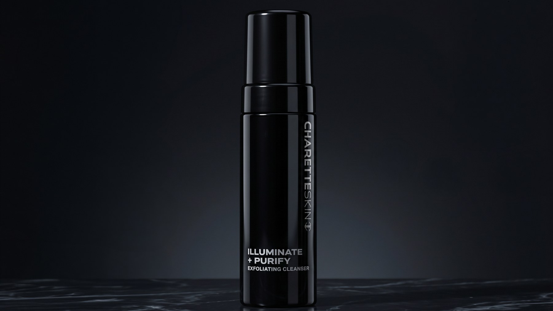The Illuminate + Purify exfoliating cleanser