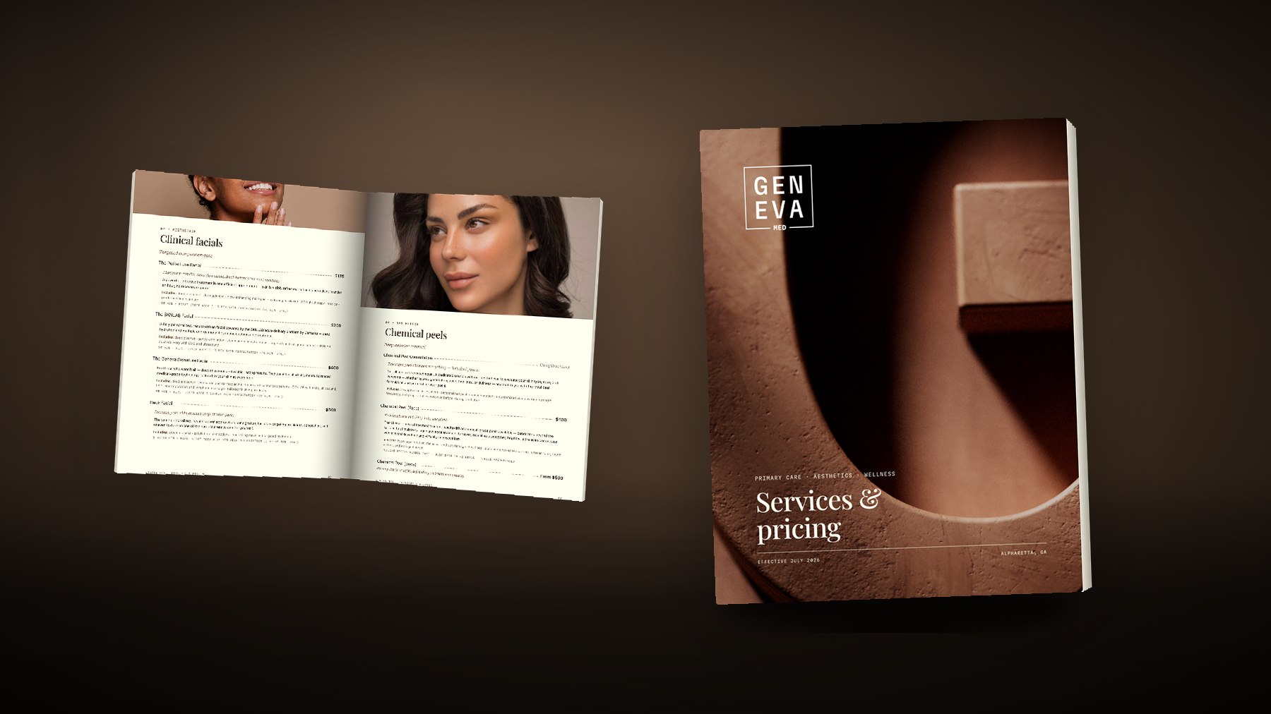 The Geneva Med services and pricing pamphlet