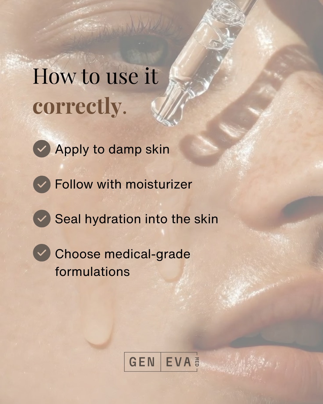 Geneva Med Instagram carousel on hyaluronic acid &mdash; slide 4 of 4
